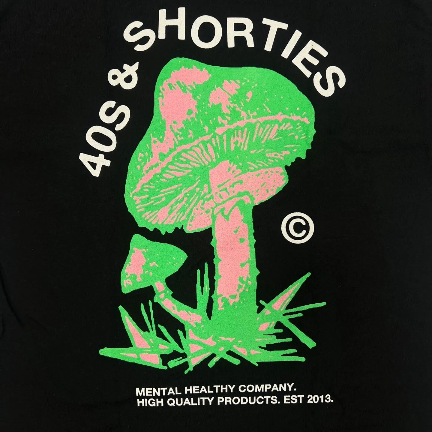 40S AND SHORTIES Shrooming Graphic T-Shirt