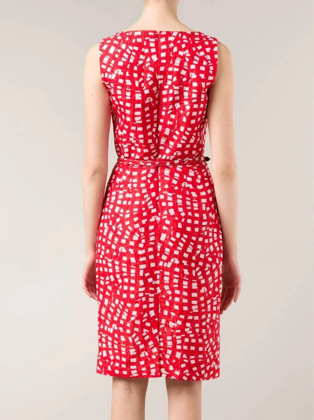 Abstract Print Dress