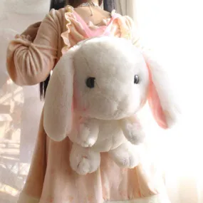 Adorable Plush Rabbit Backpack