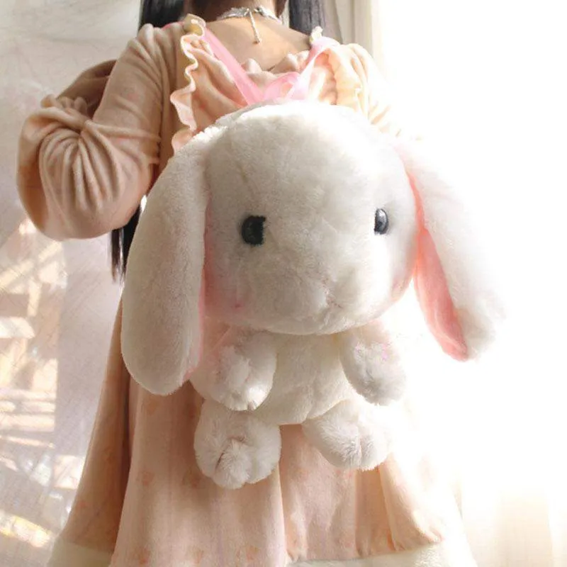 Adorable Plush Rabbit Backpack