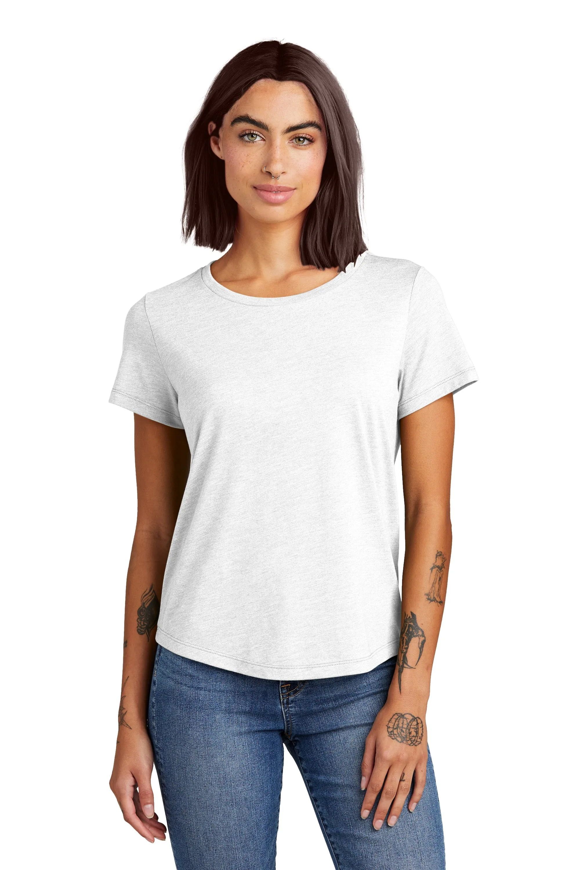 Allmade® Women’s Relaxed Tri-Blend Scoop Neck Tee