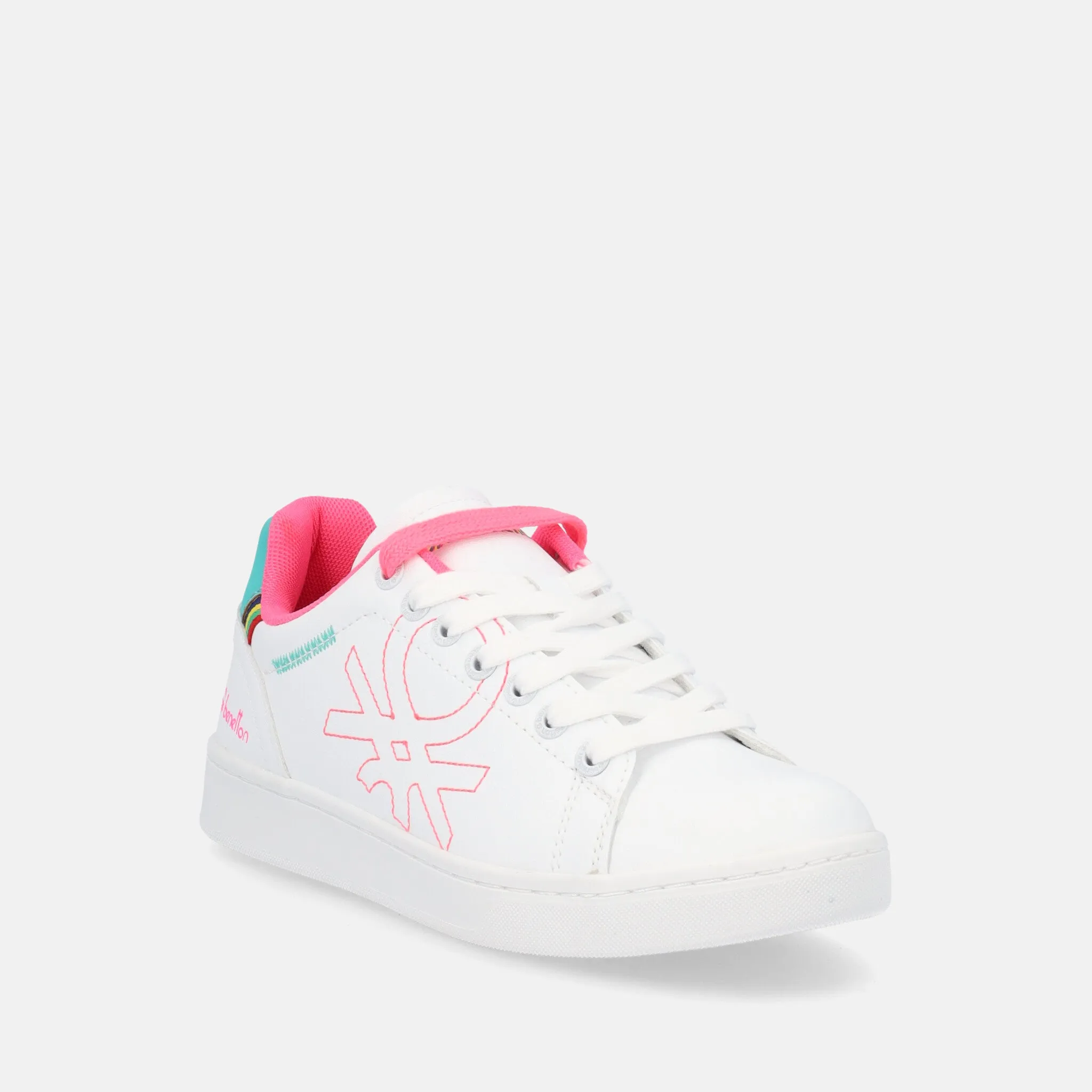 BENETTON Sneakers white & color