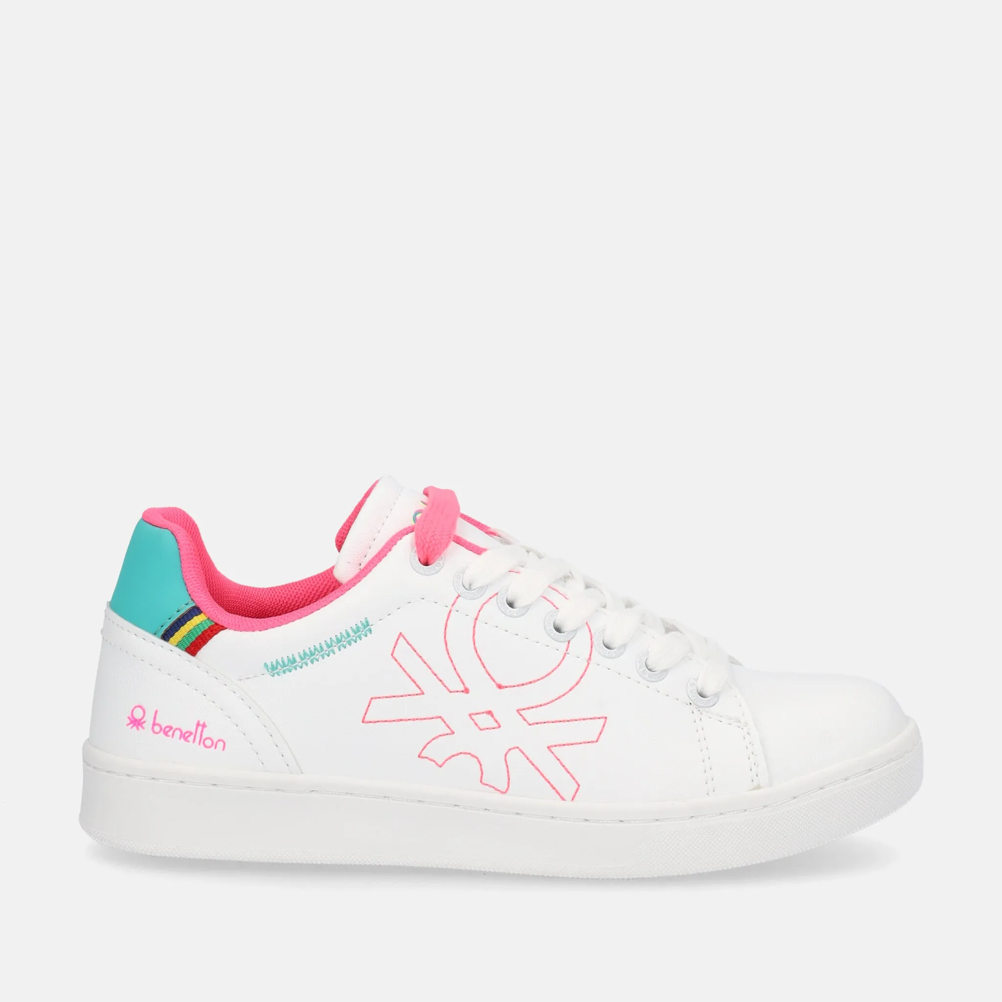 BENETTON Sneakers white & color