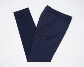 Berwich Morello Garment Dyed Chinos- Navy