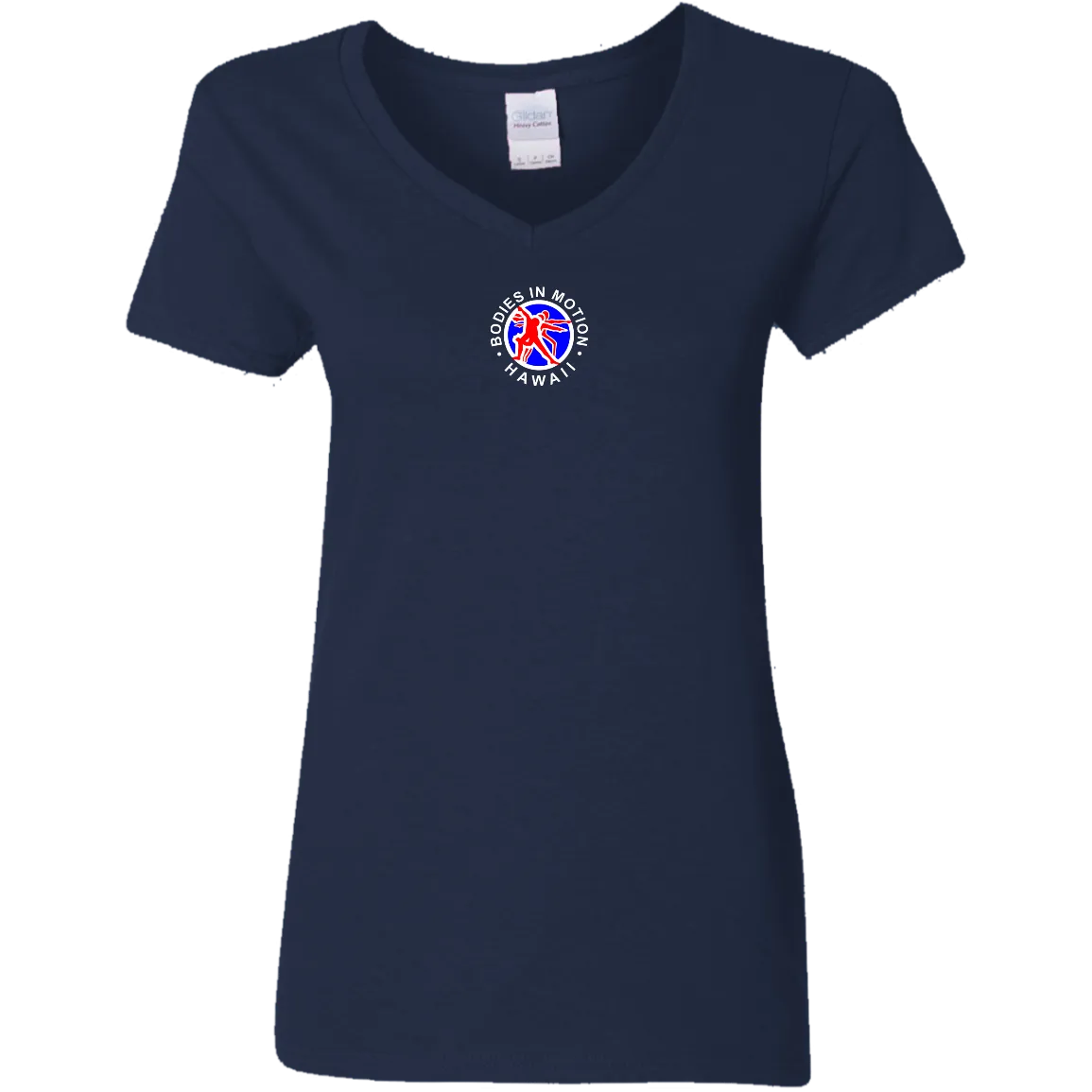 Bodies in Motion Ladies' 5.3 oz. V-Neck T-Shirt