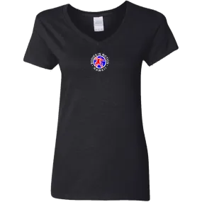 Bodies in Motion Ladies' 5.3 oz. V-Neck T-Shirt