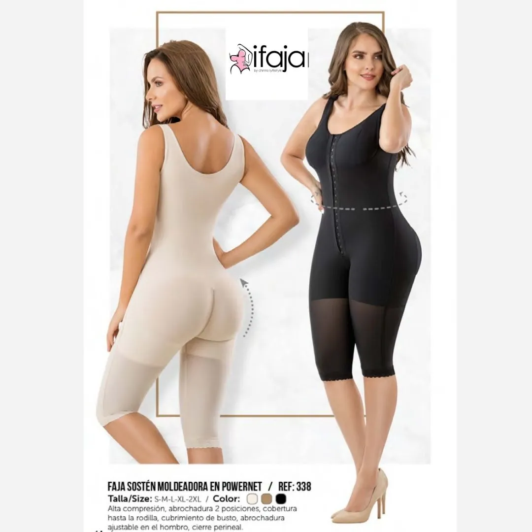 BODY SHAPER SLEEVELESS POWERNET / FAJA SOSTEN MOLDEADORA SIN MANGA POWERNET REF 338