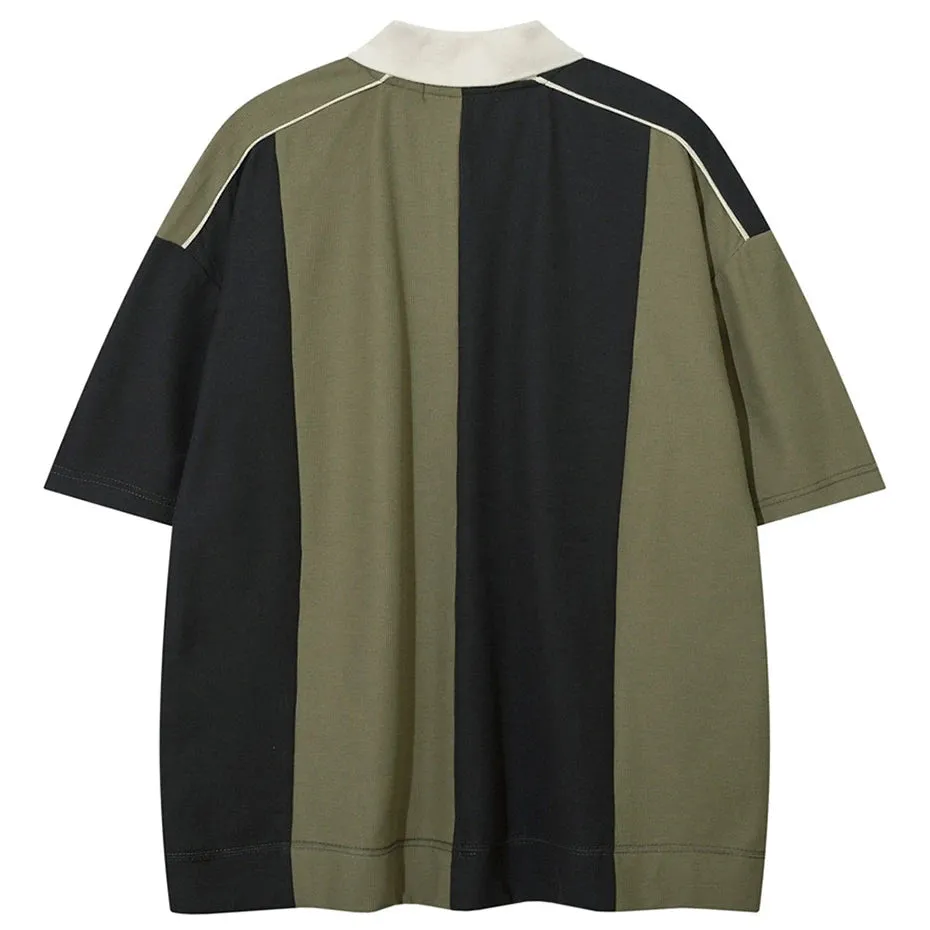 BORFEND Stripe Sports Jersey