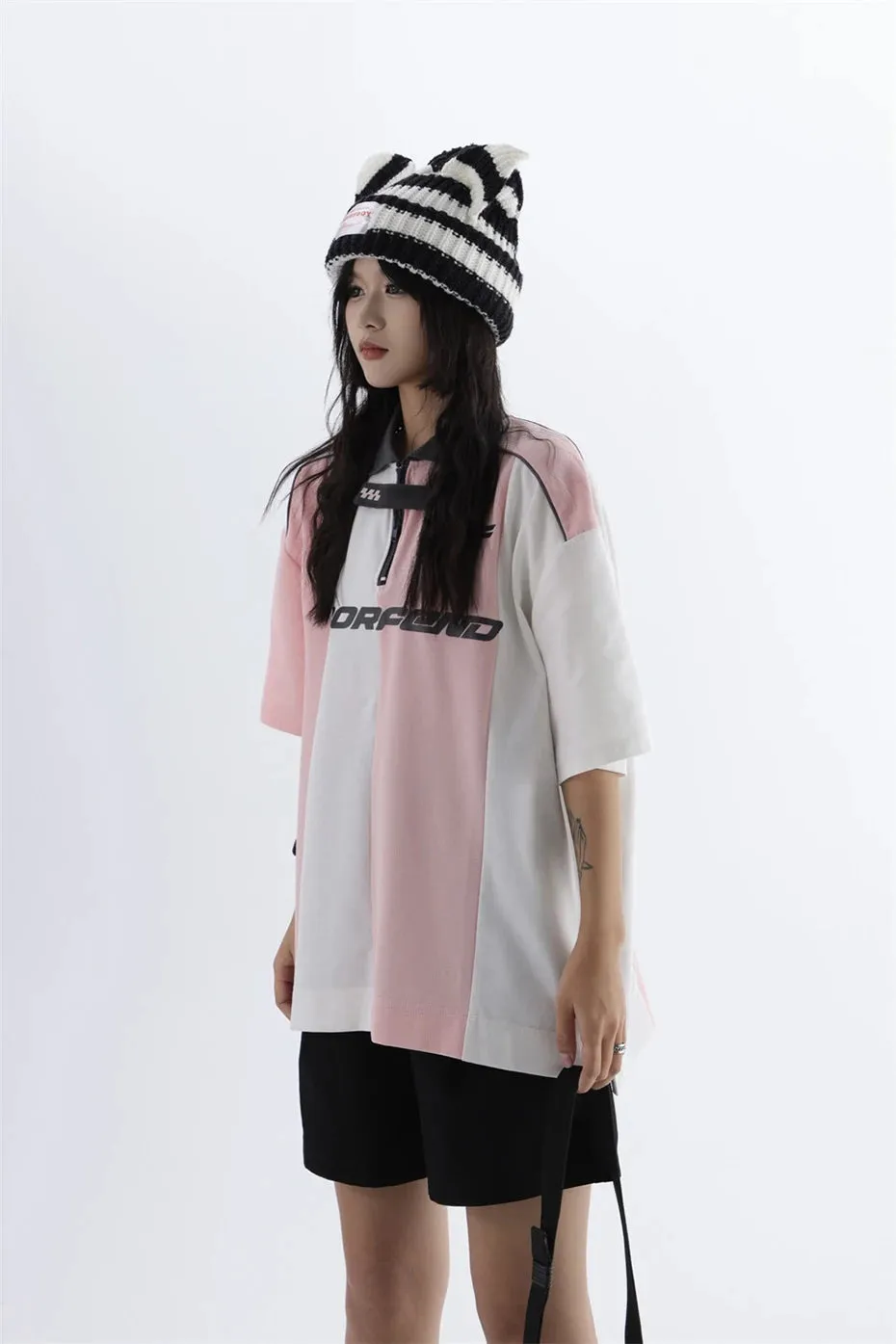 BORFEND Stripe Sports Jersey