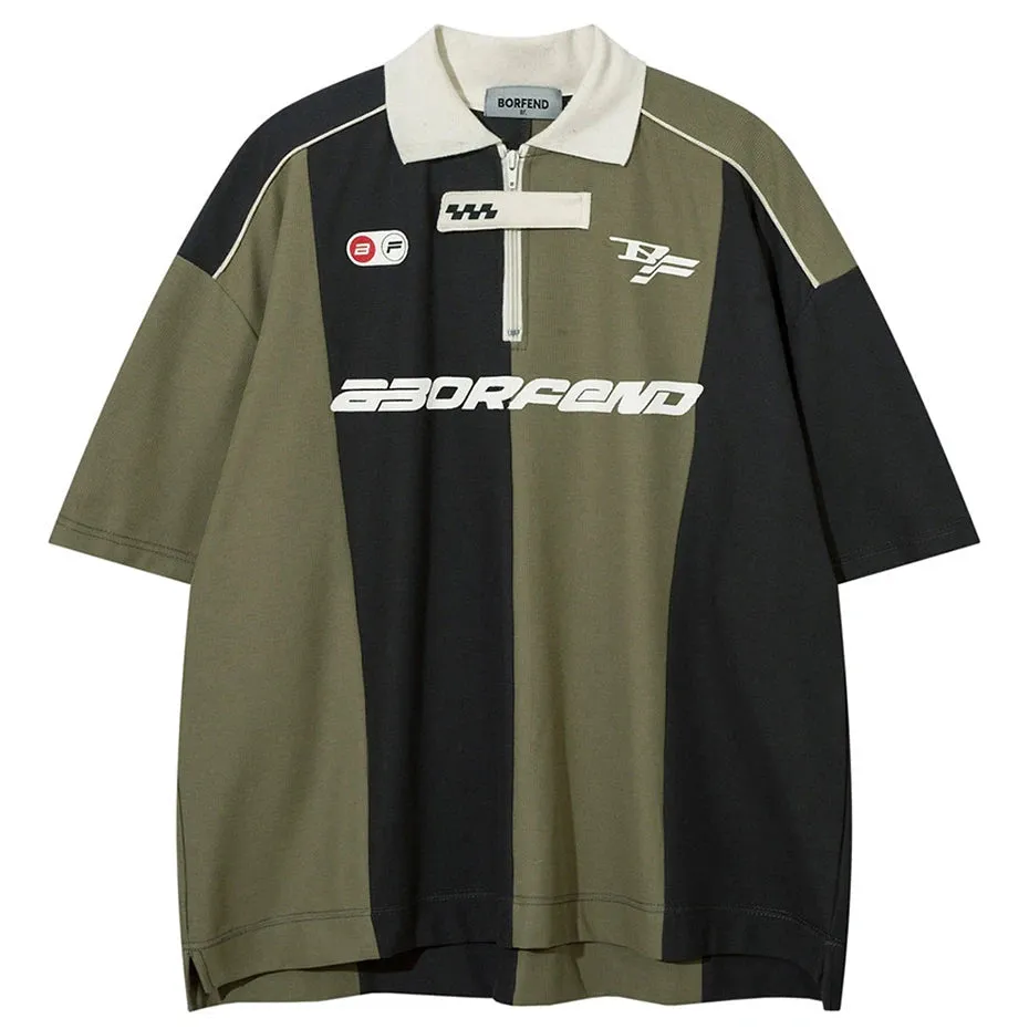 BORFEND Stripe Sports Jersey