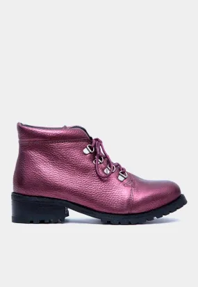 Botin Mujer / Choique Burdeo Metal