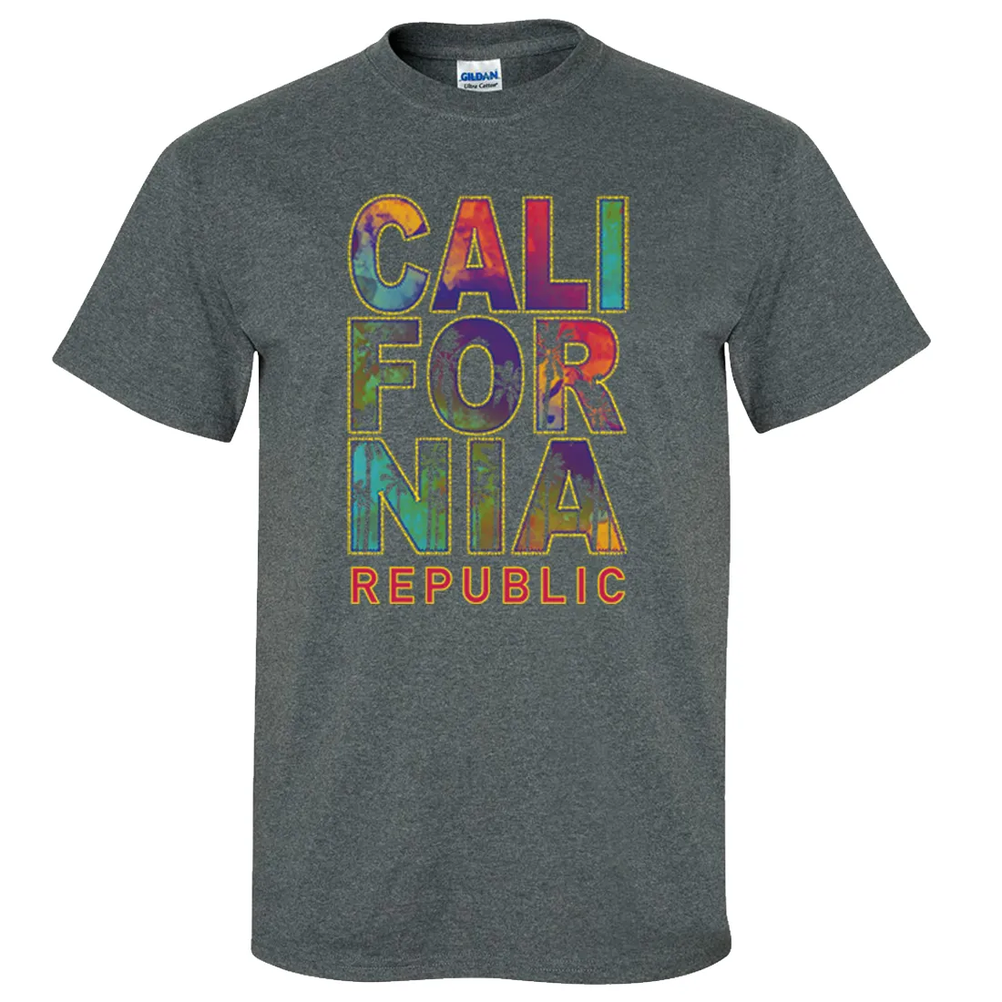 California Pastel Stitched Style Asst Colors T-shirt/tee