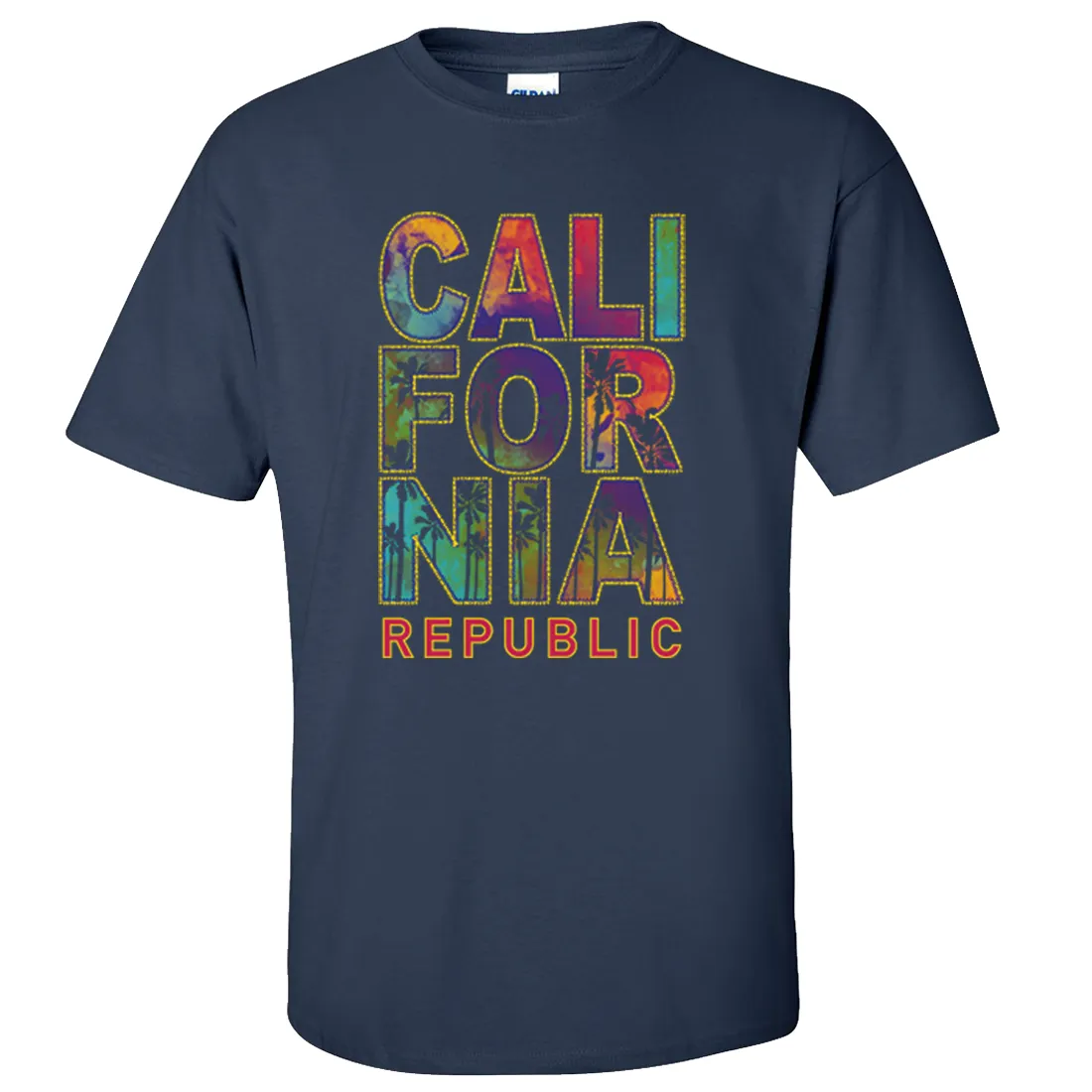 California Pastel Stitched Style Asst Colors T-shirt/tee