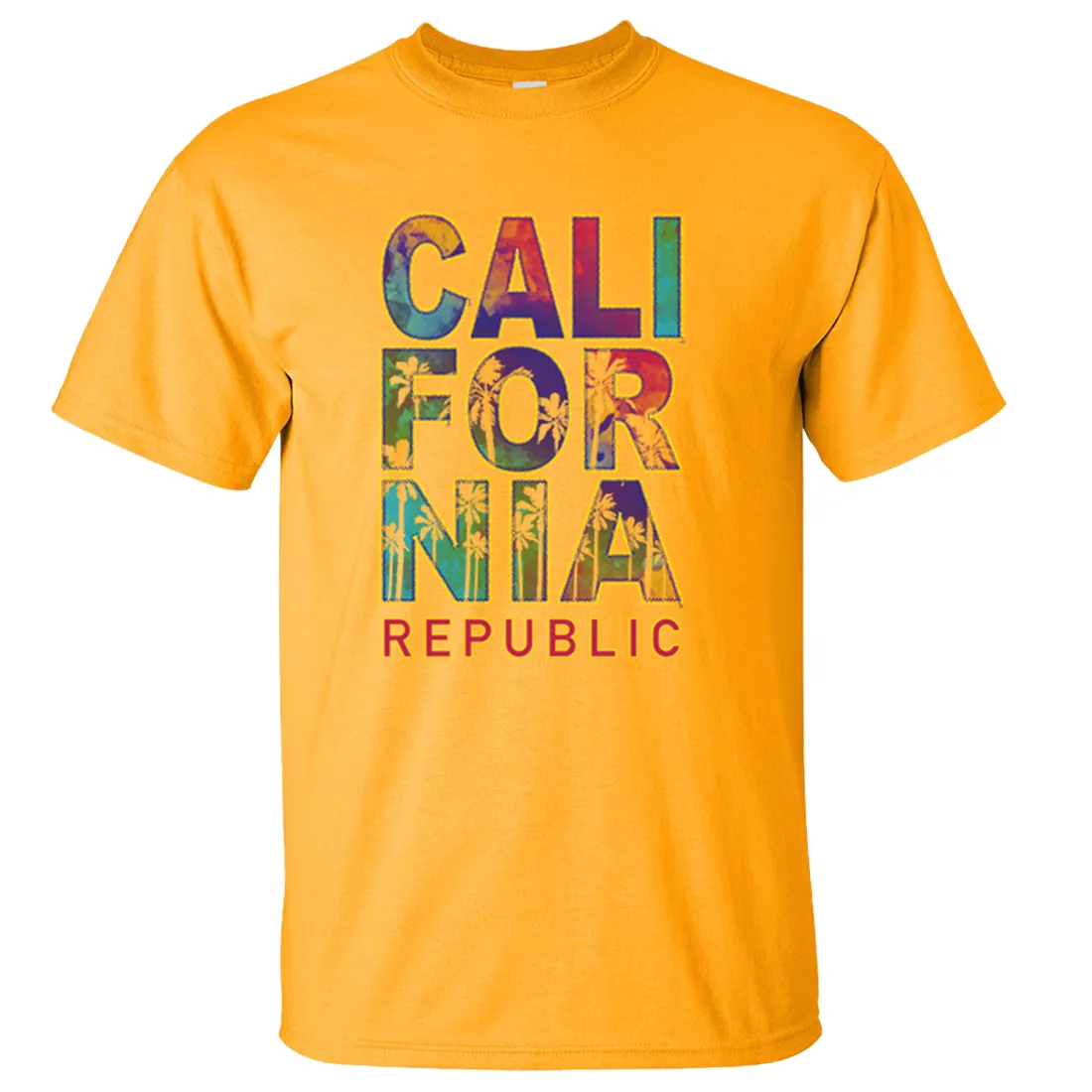 California Pastel Stitched Style Asst Colors T-shirt/tee