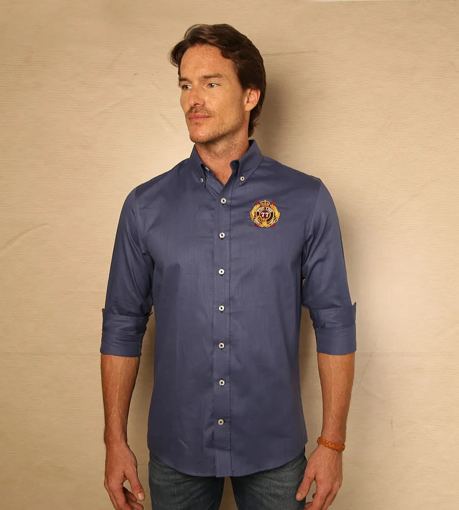 Camisa F/E Azul Oscuro M/L Ref. 115040723