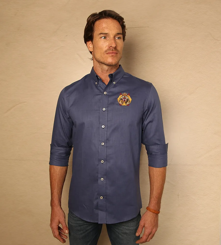 Camisa F/E Azul Oscuro M/L Ref. 115040723