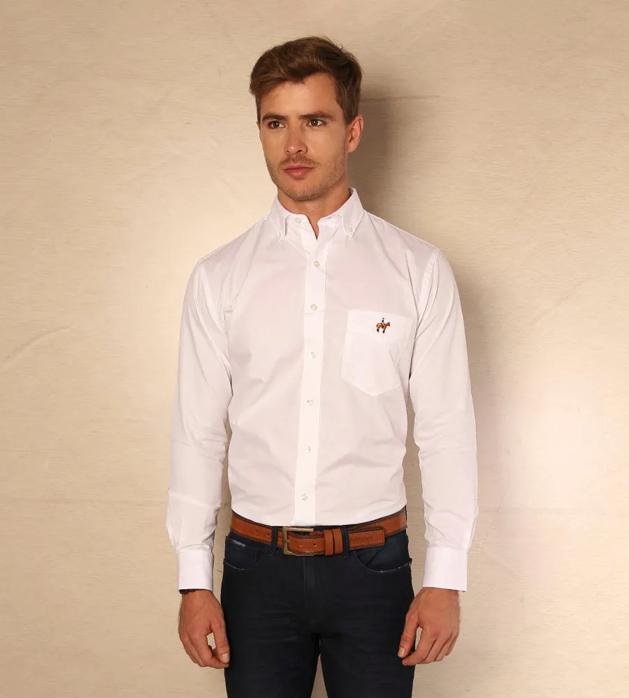 Camisa Fondo Entero M/L Blanca Ref. 115010524