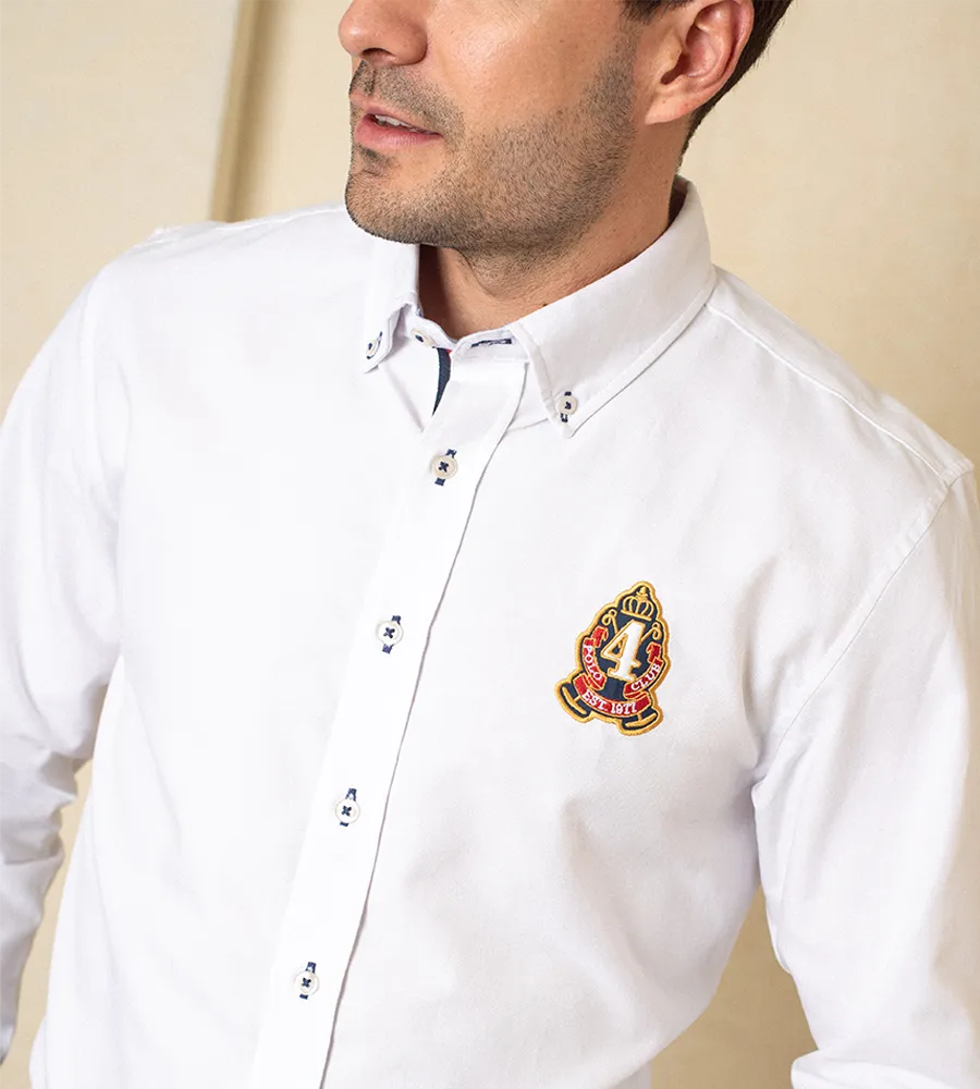 Camisa Fondo Entero M/L Blanco Ref. 115090624