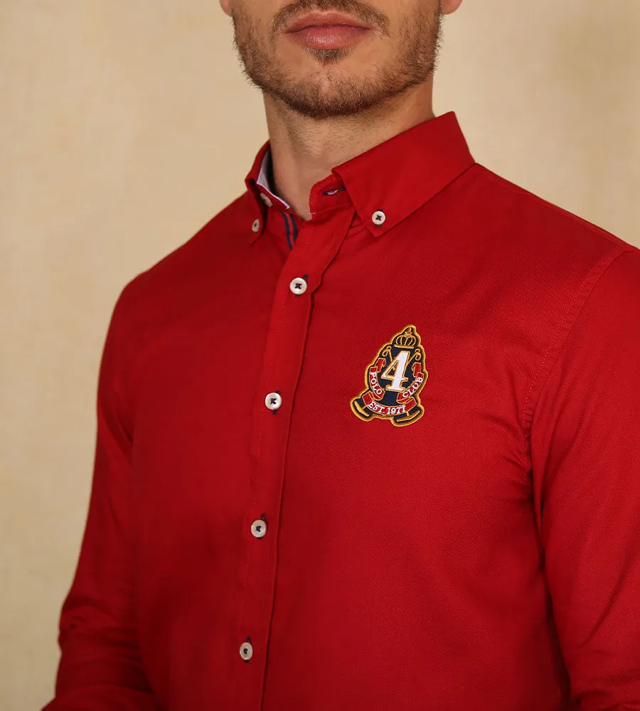 Camisa Fondo Entero M/L Rojo Ref. 115050624