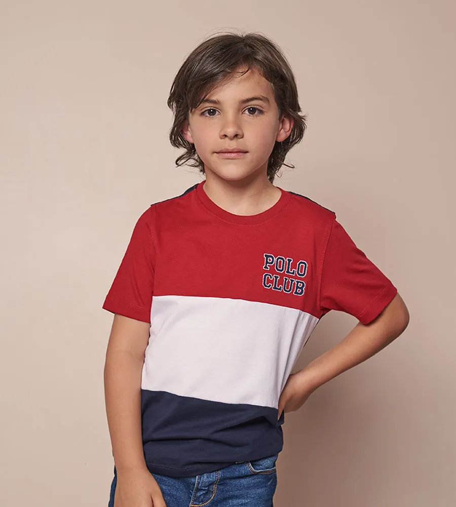 Camiseta Bloques Blanca para Niño Ref. 249020923