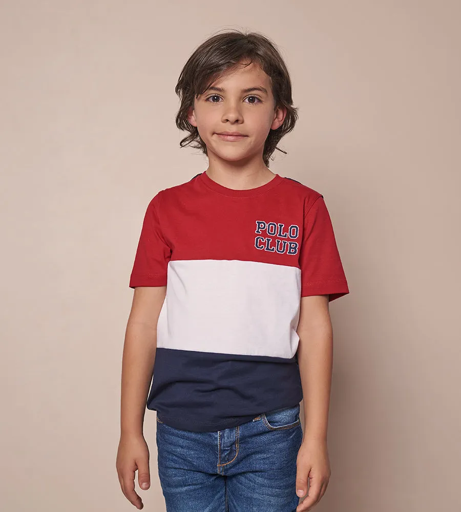 Camiseta Bloques Blanca para Niño Ref. 249020923