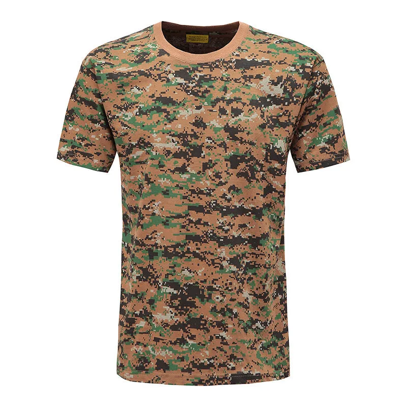 Camouflage Short-sleeved Men's  Quick-drying Tactical T-shirts