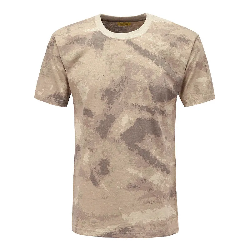 Camouflage Short-sleeved Men's  Quick-drying Tactical T-shirts