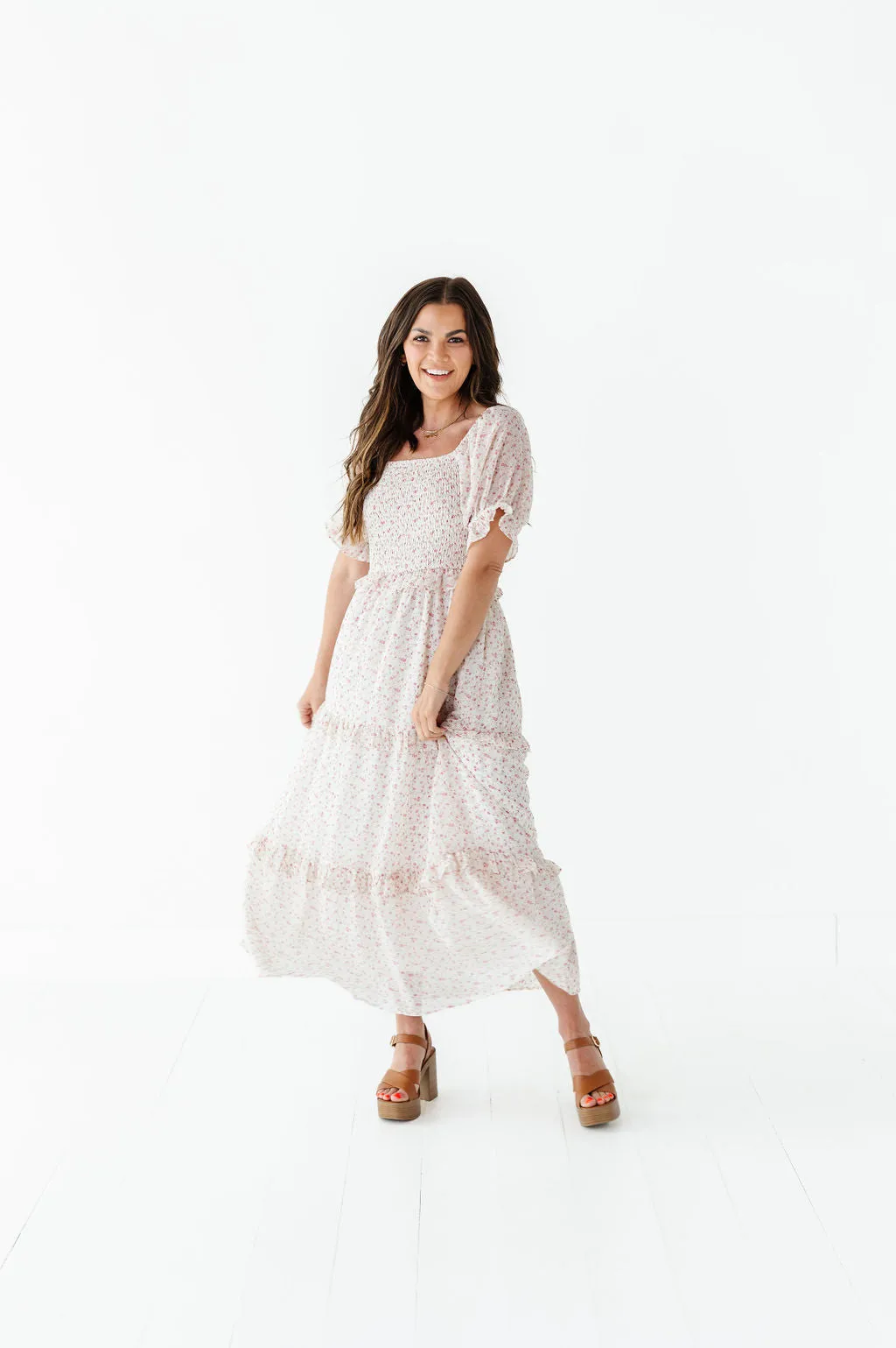 Celeste Ruffle Dress