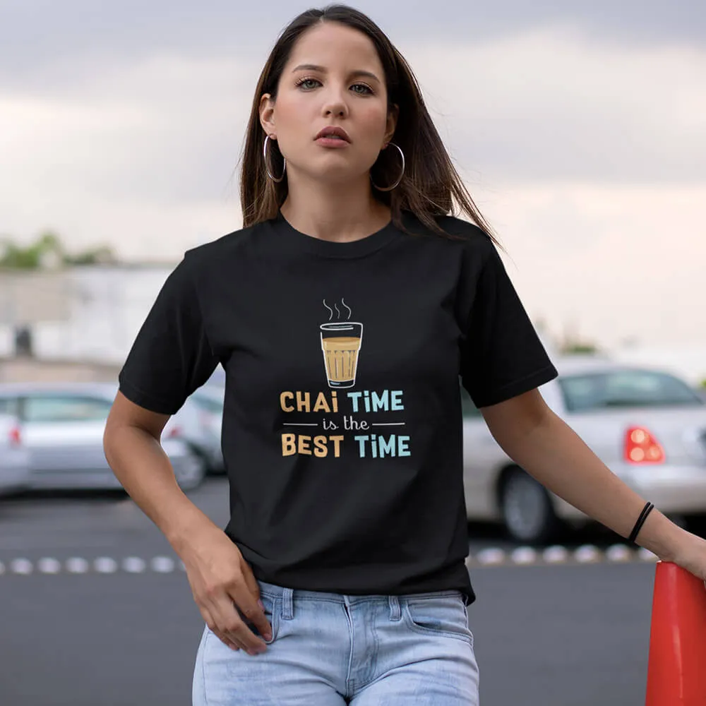 Chai Time Is The Best Time Half Sleeve T-Shirt