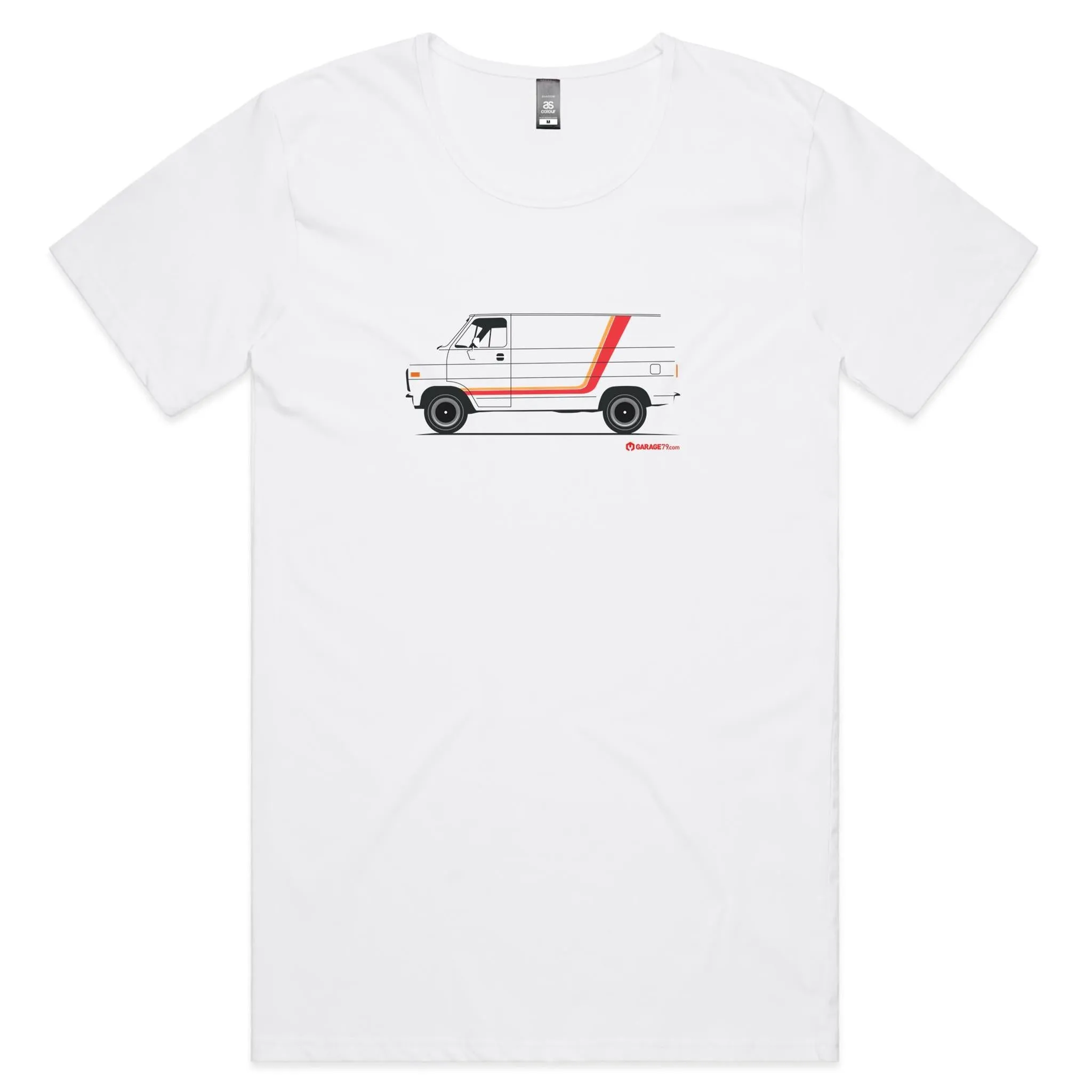 Chevy Van on the Side Mens Scoop Neck T-Shirt