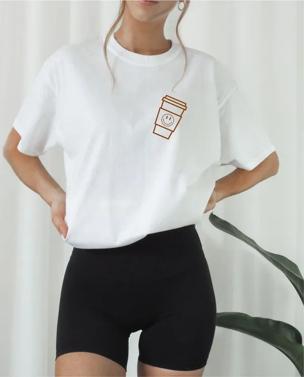 Coffee Coffee Coffee Oversized Tee