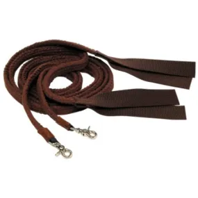 Cottonfields Split Reins 1 x 8'0/2.44m Brown