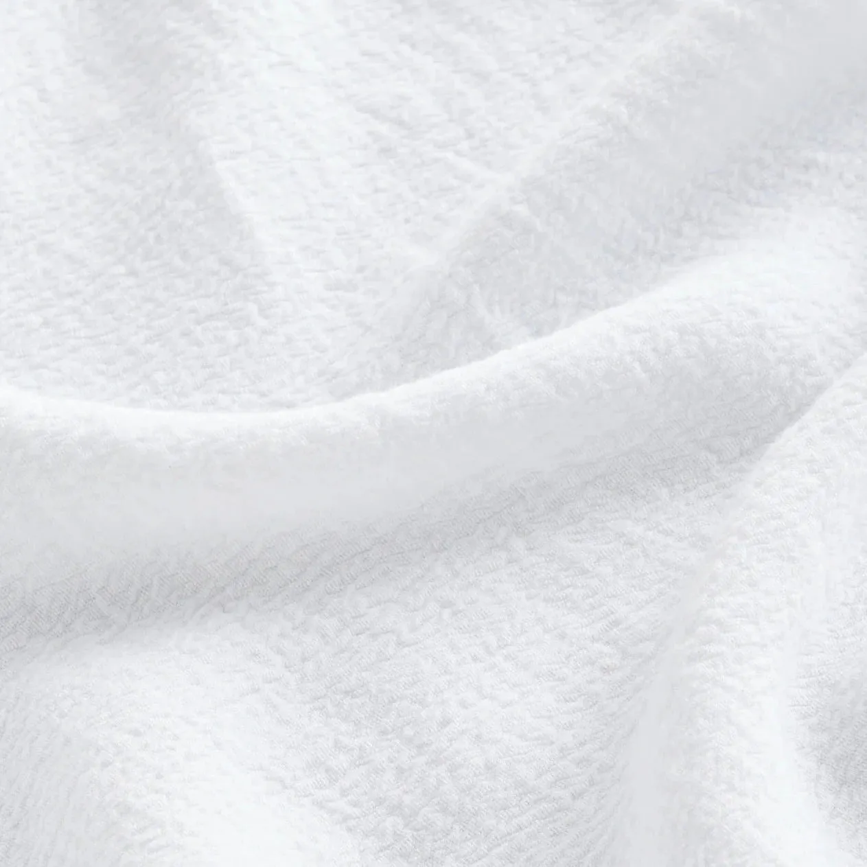 Crinkle Linen Top - White