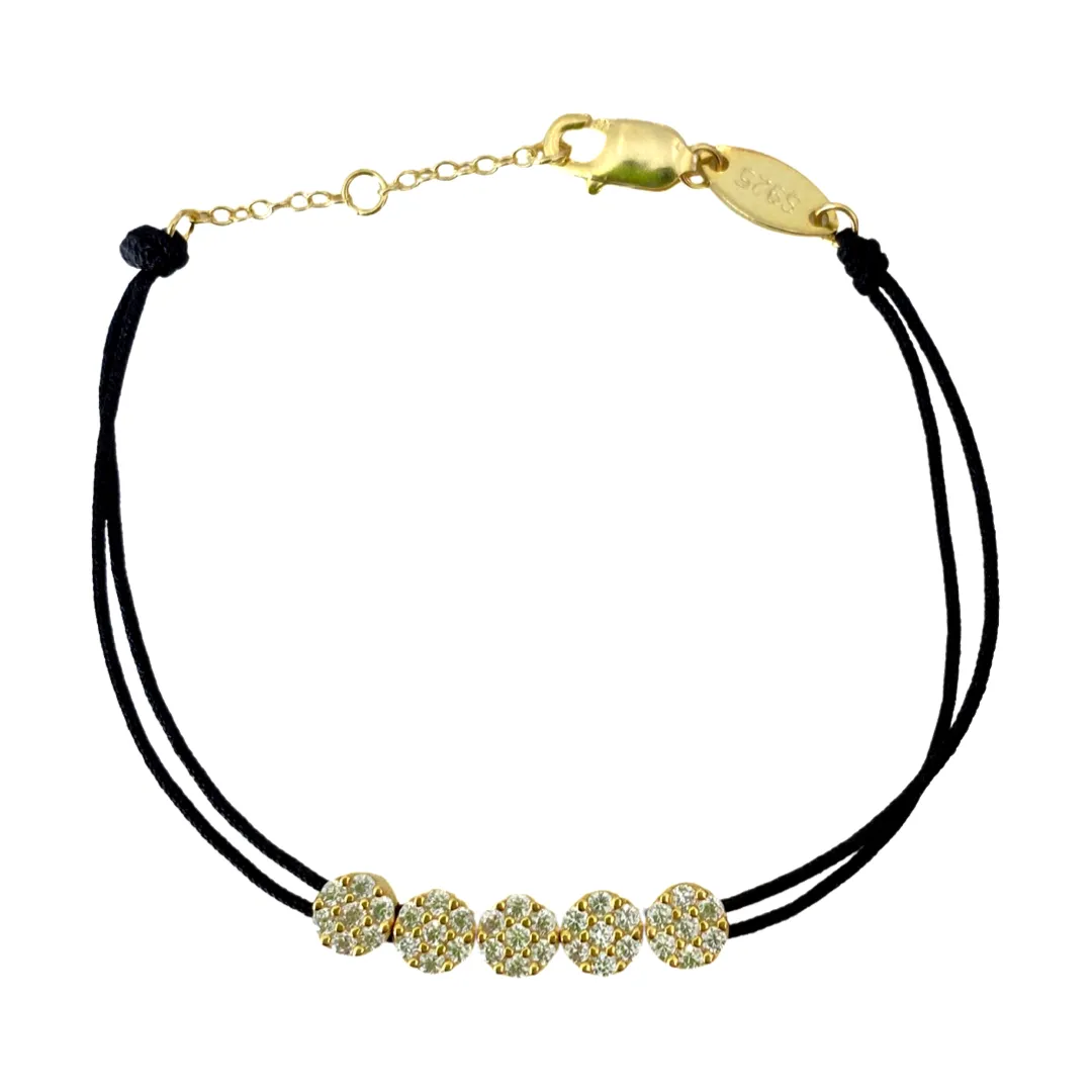 Disk String Bracelet