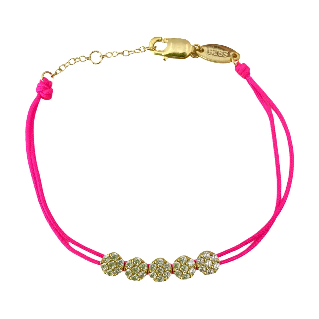 Disk String Bracelet