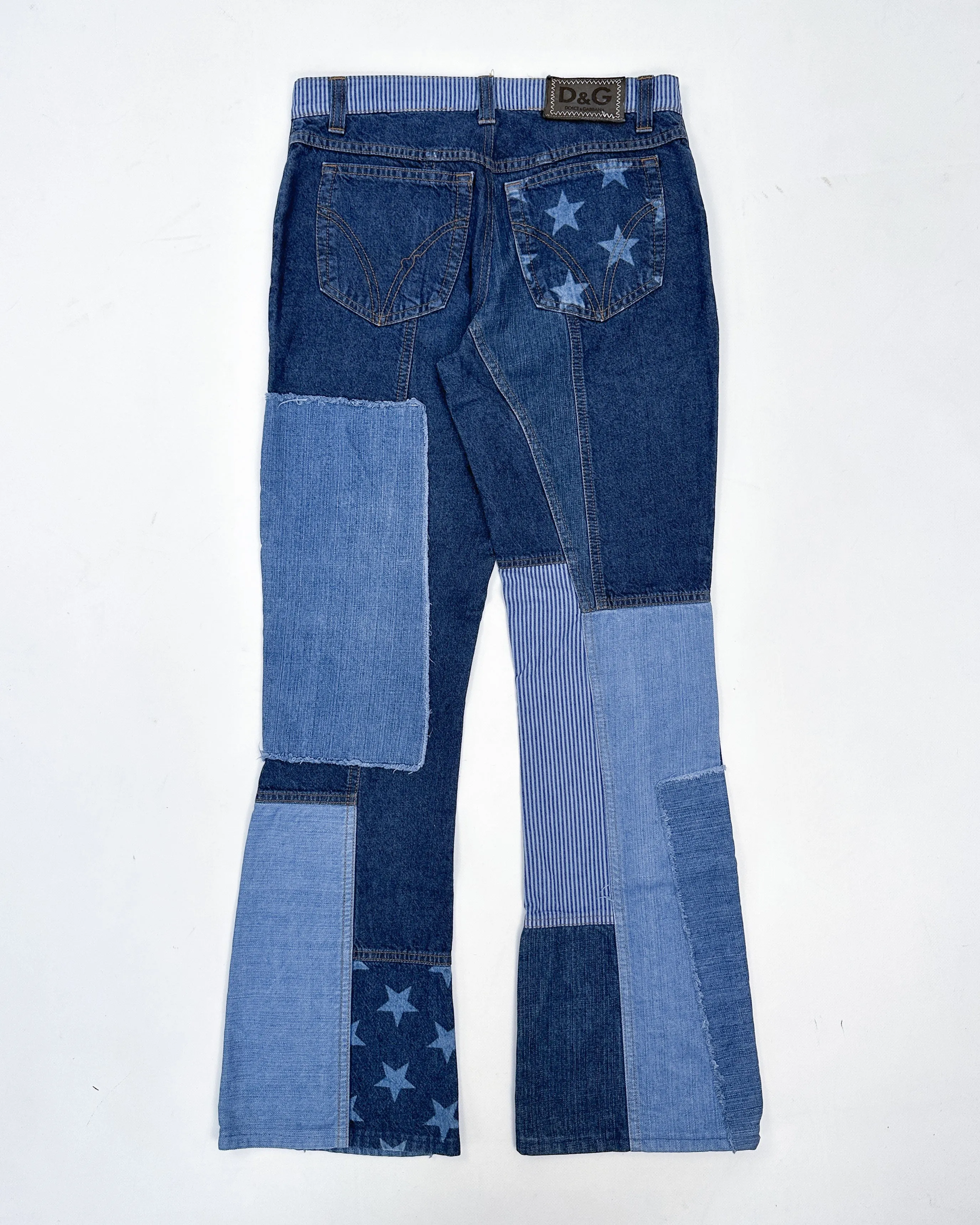 Dolce & Gabbana USA Flag Denim Pants 2000's