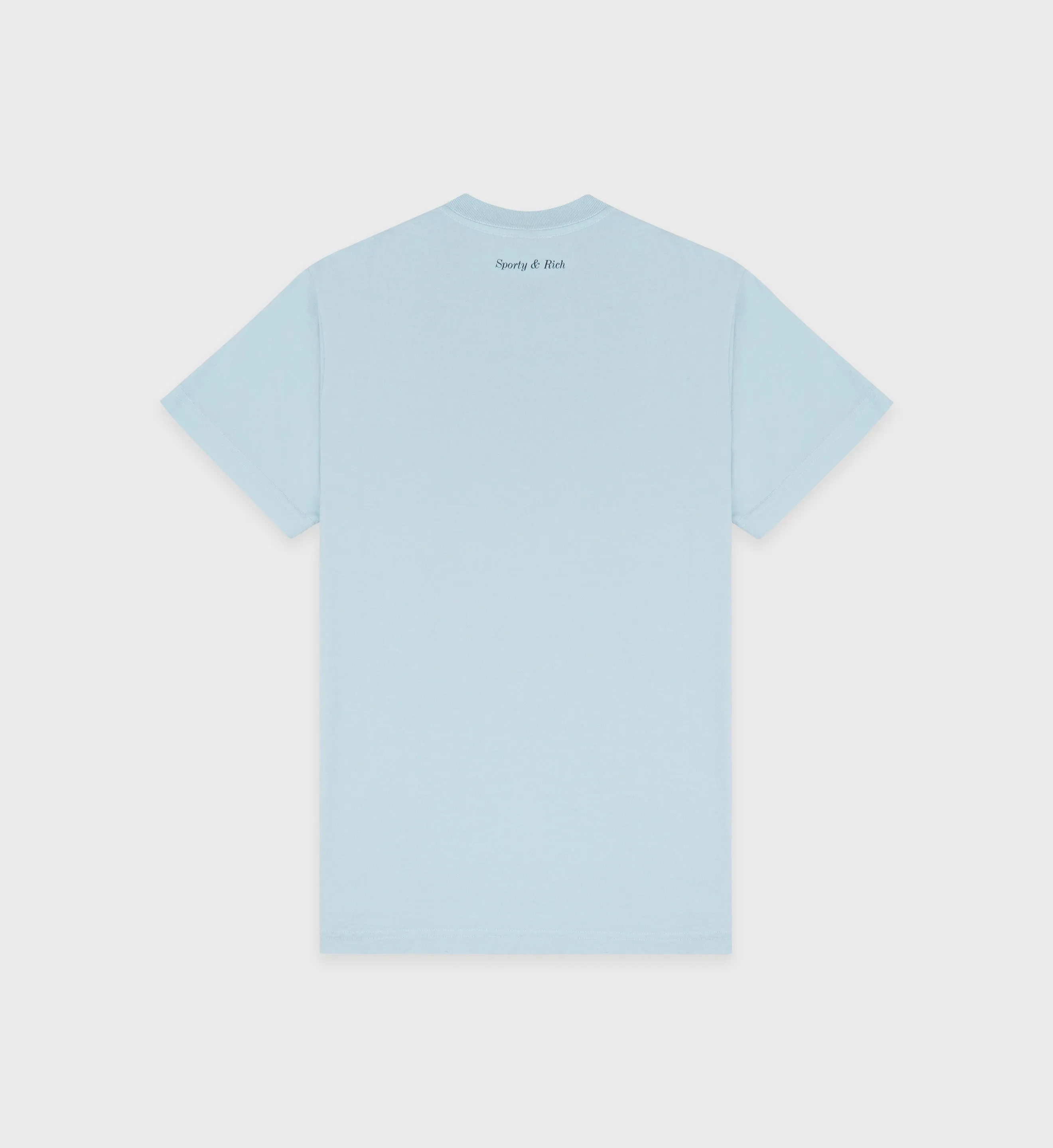 Eden Crest T-Shirt - Baby Blue/Navy