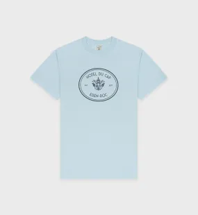 Eden Crest T-Shirt - Baby Blue/Navy