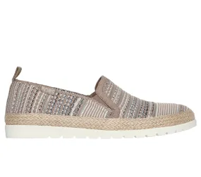 Espadrile sport, dama, SKECHERS ISLAND MUSE 113982-TPMT bej, textil