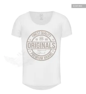 Finest Quality RB Design Mens White T-shirt Muscle Fit "Originals" MD911