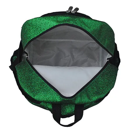 Green Glitter NGIL Canvas Backpack