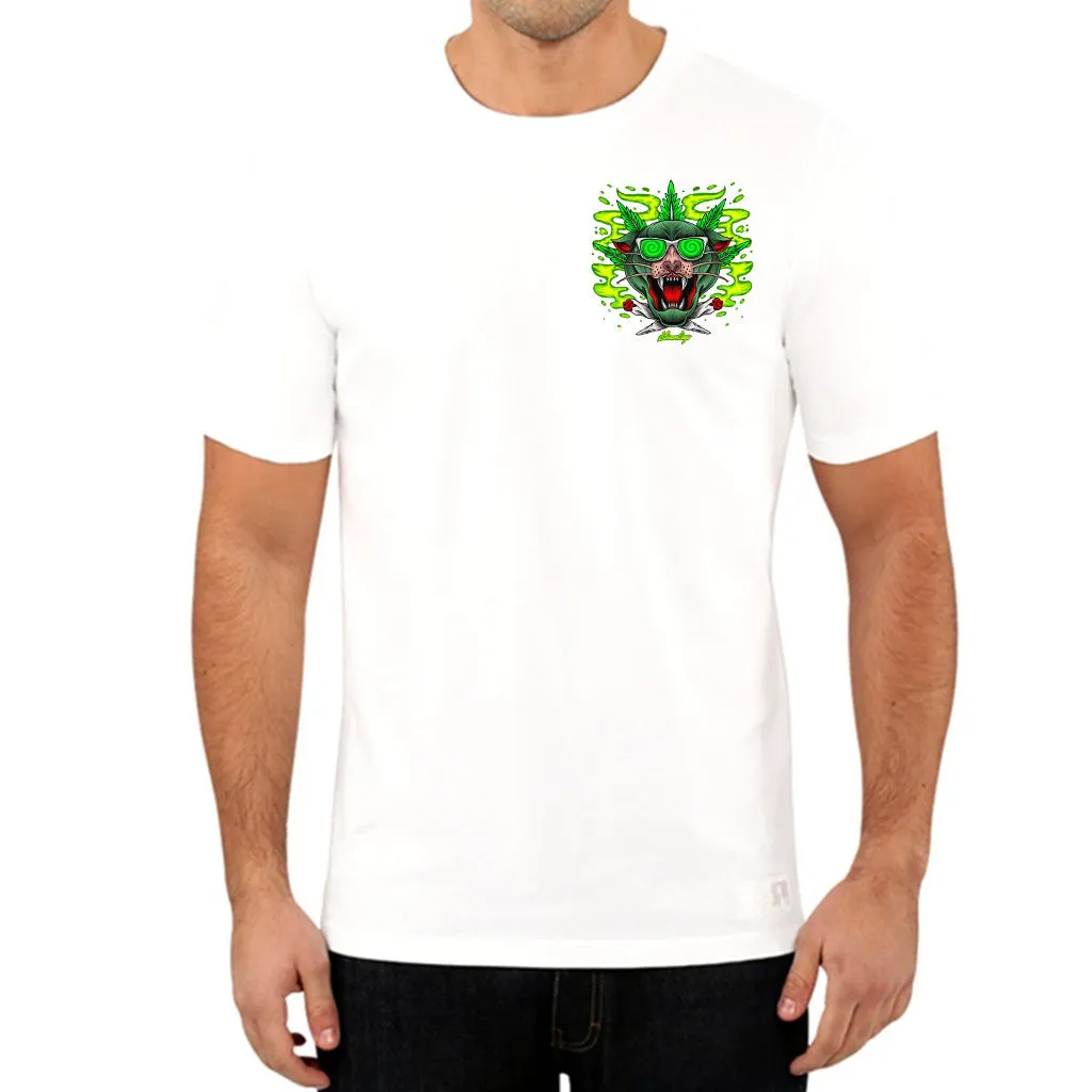 Greenz Panther White Tee