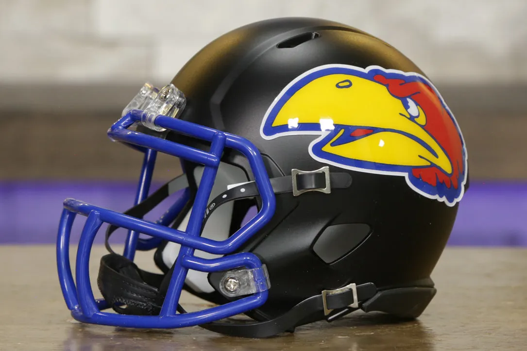 Kansas Jayhawks Riddell Speed Mini Helmet - Black