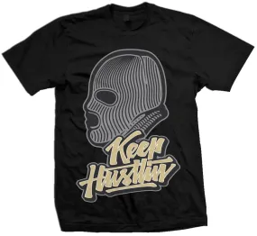 Keep Hustlin Mask II - Black T-Shirt