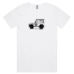 Land Rover Mens Scoop Neck T-Shirt