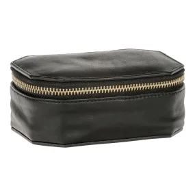 Large jewellery box in leather / 13040 - Black (Nero)