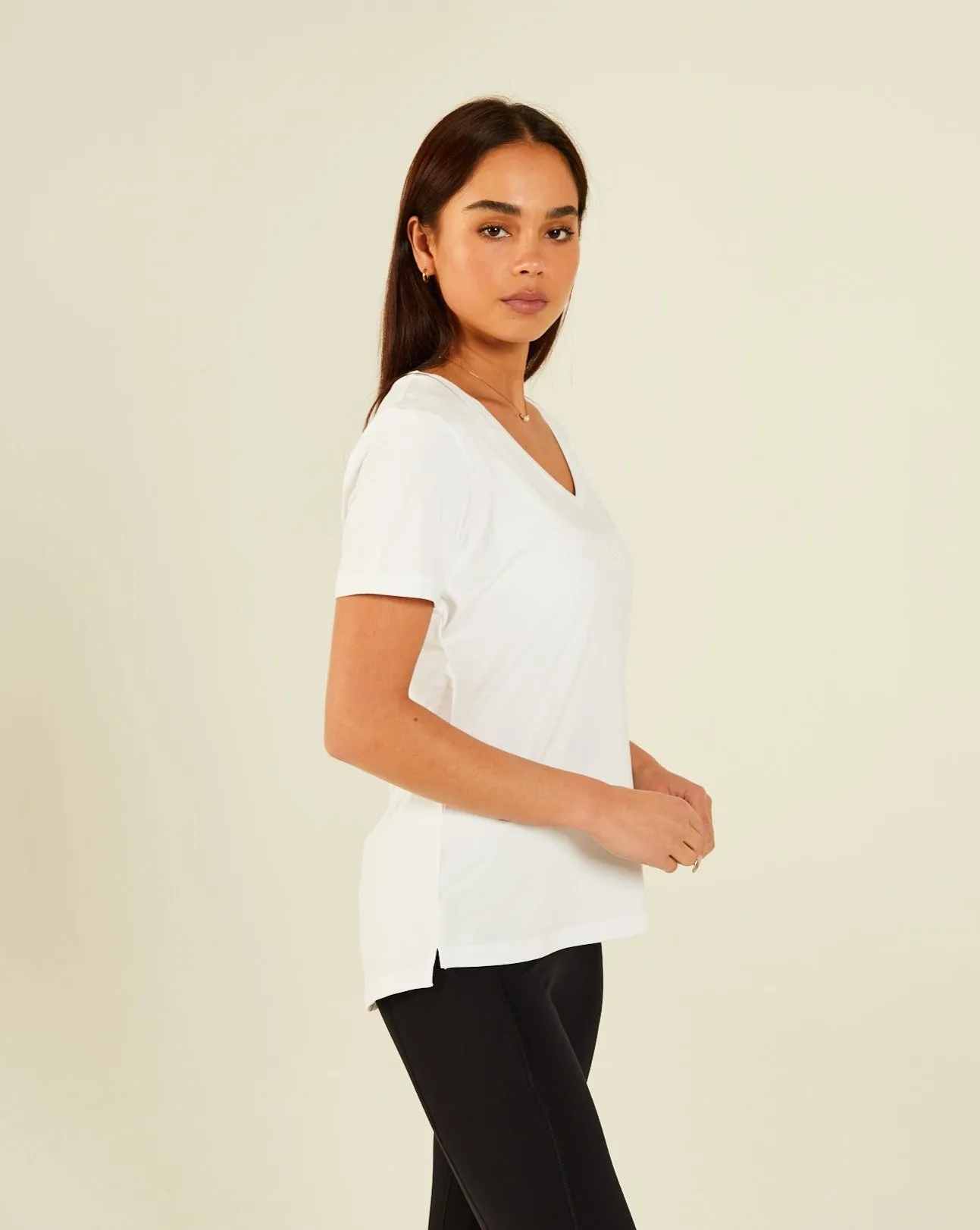 Marcie Tee Dove White