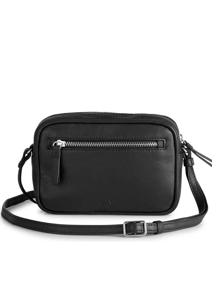 Markberg Pernilla Crossbody Taske Chevron Puffer - Black