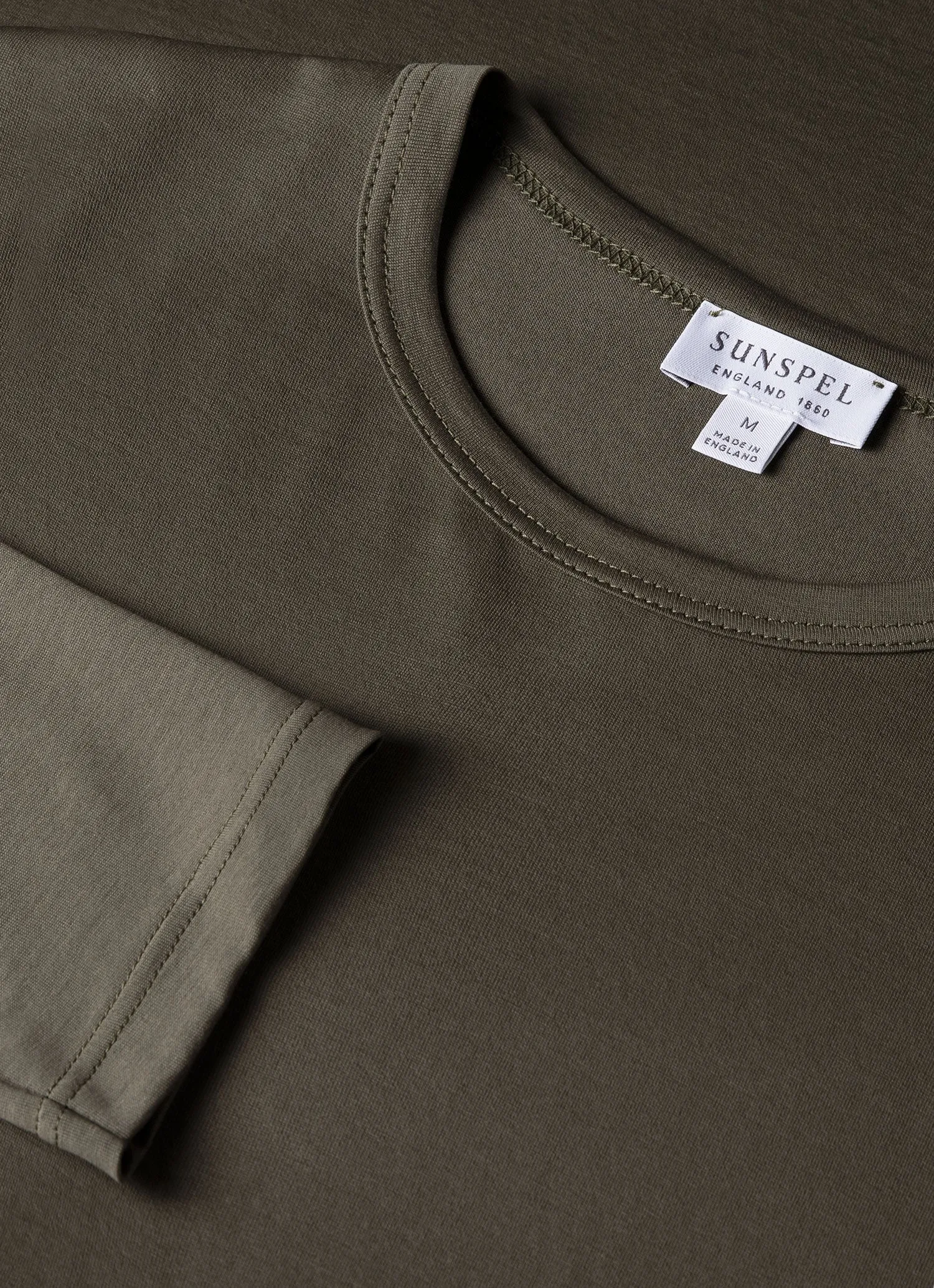 Men's Long Sleeve Classic T-shirt in Khaki