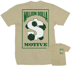 Million Dolla Motive Records - Khaki T-Shirt